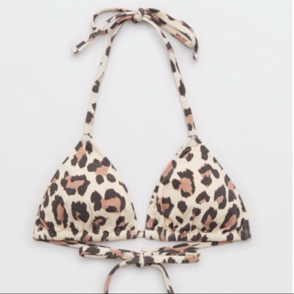 Aerie Leopard Print Bikini Top & bottom